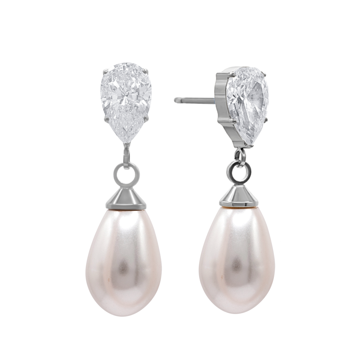 Mila pearl drop earrings